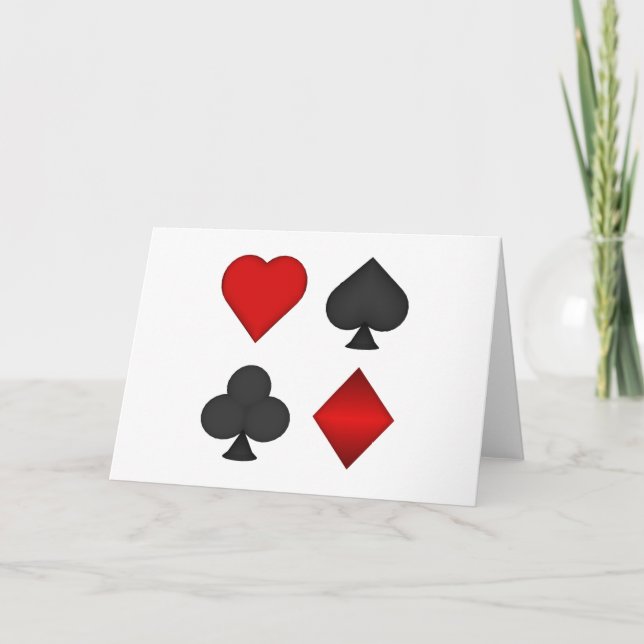 Kartenspielen von Anzügen: Karte (Vorderseite)