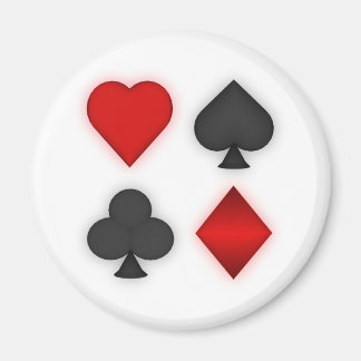 Kartenspielen von Anzügen: Magnet