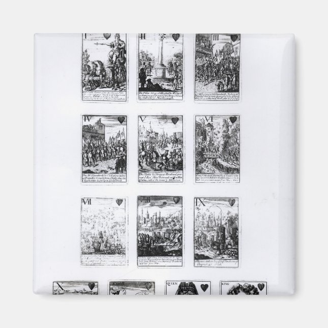 Kartenspielen zum Gedenken Magnet (Vorne)