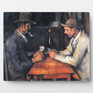 Kartenspieler Paul Cezanne Malerei Art Fotoplatte