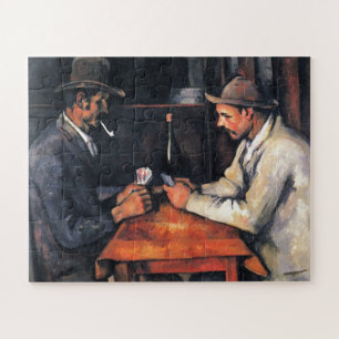 Kartenspieler Paul Cezanne Malerei Art Puzzle