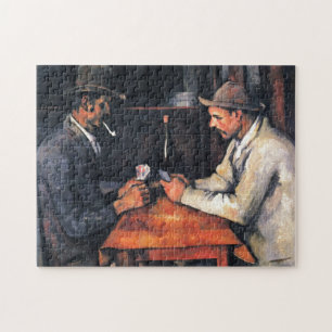 Kartenspieler Paul Cezanne Malerei Art Puzzle