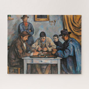 Kartenspieler Paul Cezanne Malerei Art Puzzle