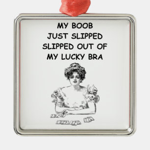 Kartenspieler Silbernes Ornament