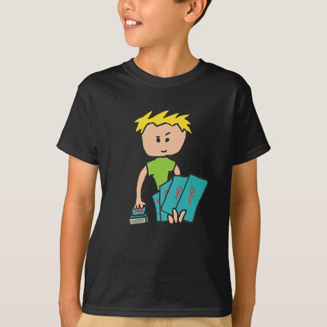Kartenspieler T-Shirt (Vorderseite)