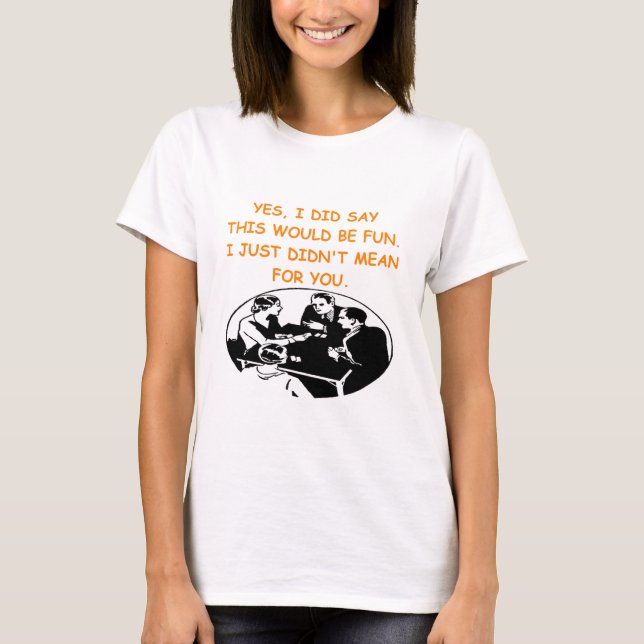 Kartenspieler T-Shirt (Vorderseite)