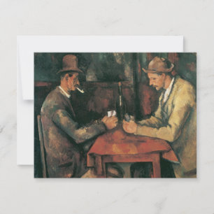 Kartenspieler von Paul Cezanne, Vintage Fine Art