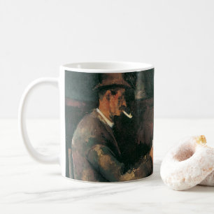 Kartenspieler von Paul Cezanne, Vintage Fine Art Tasse