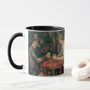 Kartenspieler von Paul Cezanne, Vintage Kunst Tasse