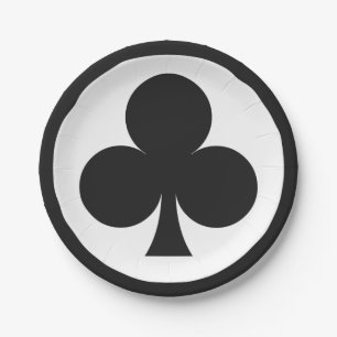 Kartenspielpapier-Teller - Club Pappteller