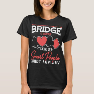 Kartenständer Bridge Kartenspiel T-Shirt