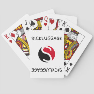 Kartenstapeles - SICKLUGAGE Logo Spielkarten