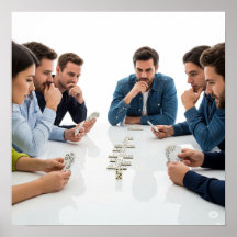 Kartenstil-Dominosteine