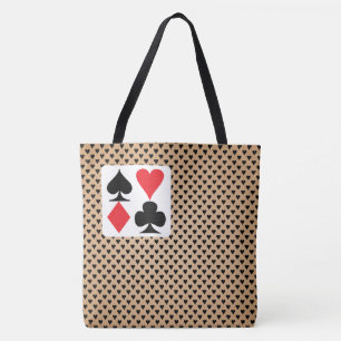 Kartensymbole spielen Pattern Kraft Schwarze Herze