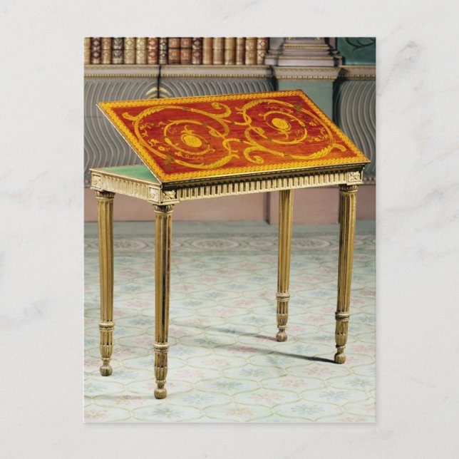 Kartentabelle, c.1770 postkarte (Vorderseite)