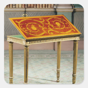 Kartentisch, c.1770 quadratischer aufkleber