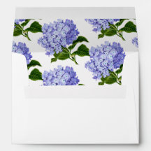 Kartenumschlag-Blue Hydrangea