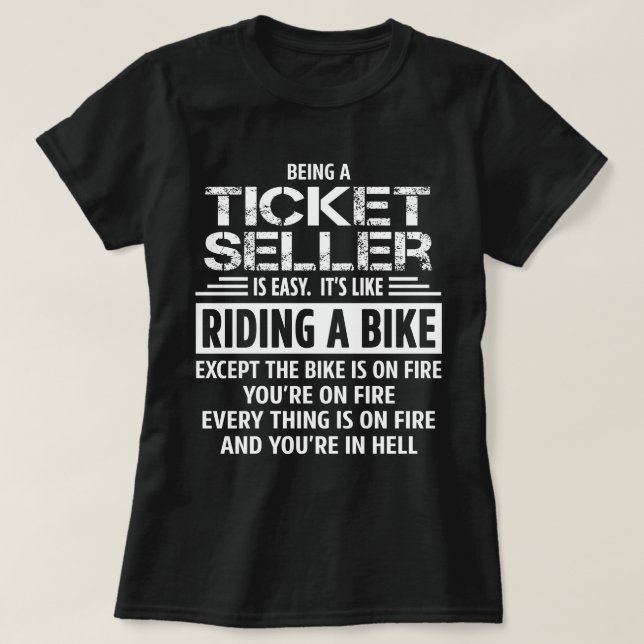 Kartenverkäufer T-Shirt (Design vorne)