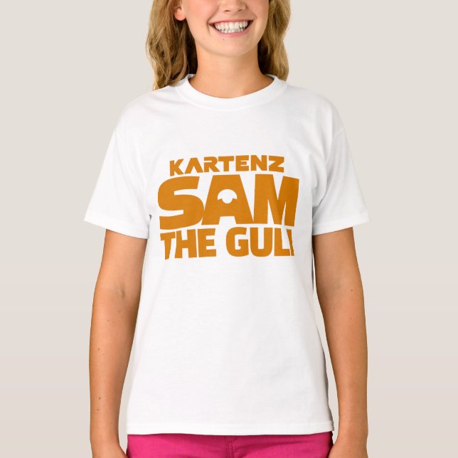 Kartenz Sam the Gull Logo T - Shirt von Wighar (Vorderseite)