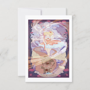 Kartenzieher Sakura Einladung