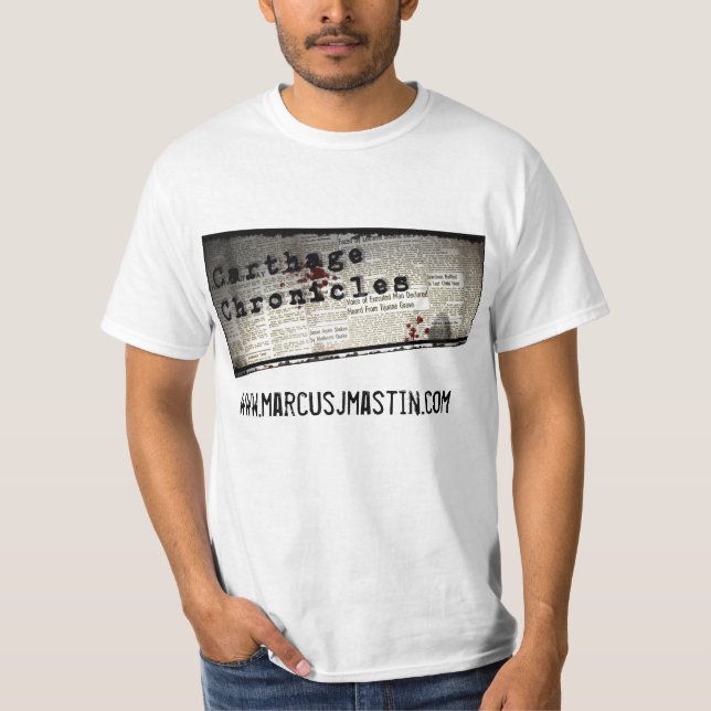 Karthago zeichnet V.1.2 auf T-Shirt (Vorderseite)