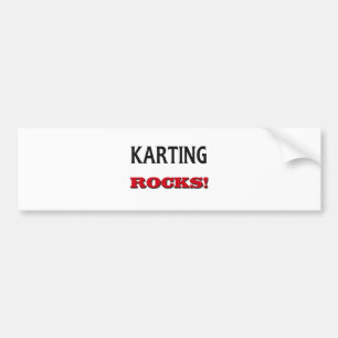 Karting Felsen Autoaufkleber