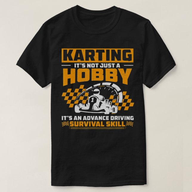 Karting Funny GoKart Racing Spaß für ein GoCart Au T-Shirt (Design vorne)