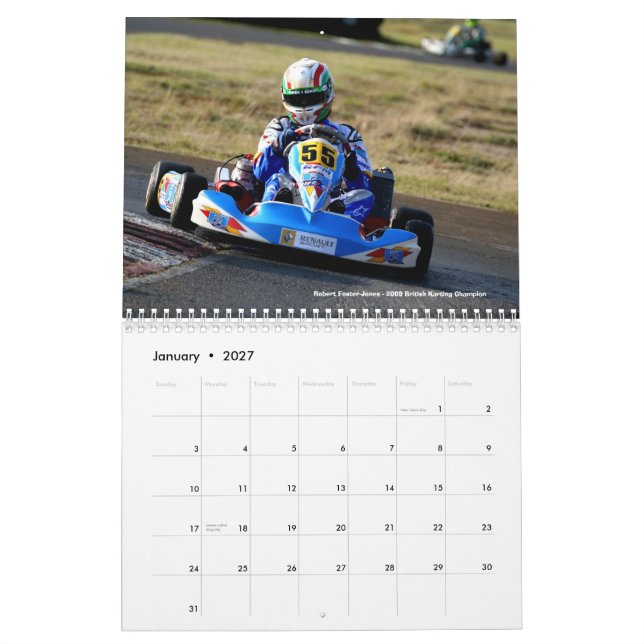 Karting Kalender 2010 durch Karting1.co.uk (Jan 2027)