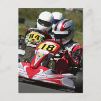 Karting Karts Minimax Motorsport Rennsport Postkarte