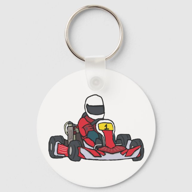 Karting Schlüsselanhänger (Vorderseite)