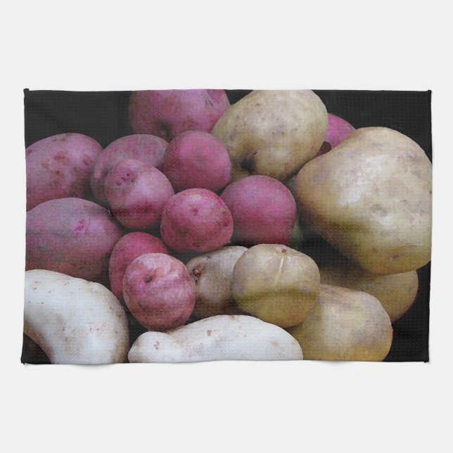 Kartoffel-Geschirrtuch Küchentuch (Horizontal)