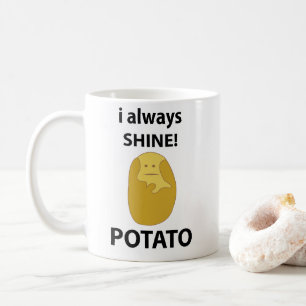 Kartoffel I immer Shine Funny Potato Kaffeetasse