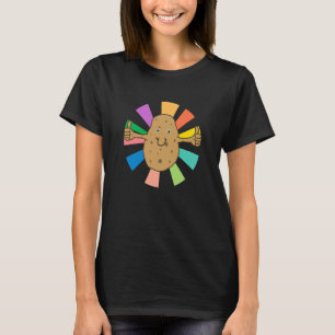 Kartoffel Ironisches Hobby Chef Kochen T-Shirt
