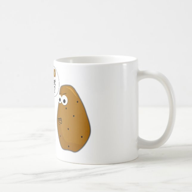 Kartoffel-Pommes-Frites sind dass Sie? Kaffeetasse (Rechts)