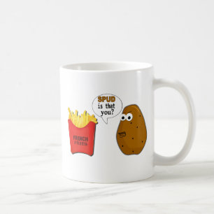 Kartoffel-Pommes-Frites sind dass Sie? lustig Kaffeetasse