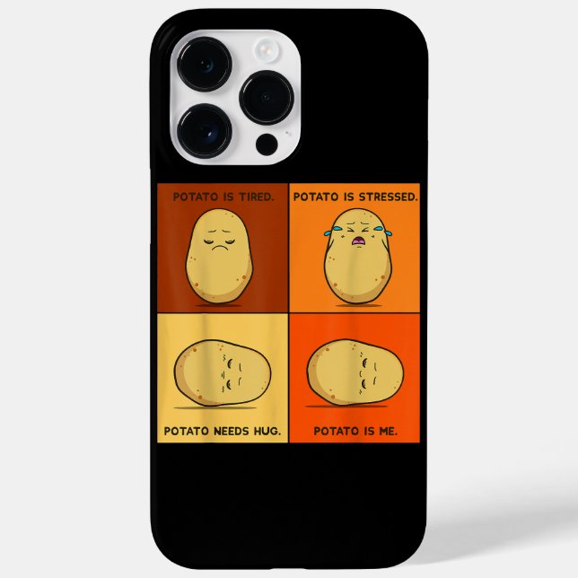 Kartoffel Spud Root Gemüsepflanze Veganer Lago Mag Case-Mate iPhone Hülle (Rückseite)