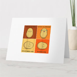 Kartoffel Spud Root Gemüsepflanze Veganer Lago Mag Karte