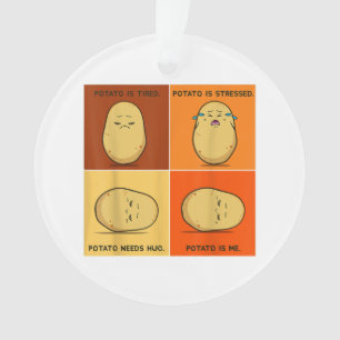 Kartoffel Spud Root Gemüsepflanze Veganer Lago Mag Ornament