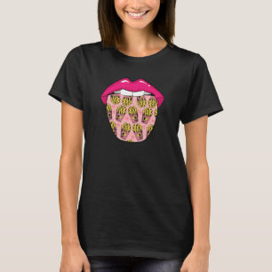 Kartoffel Tongue Fast Food Chips Französisch Fries T-Shirt