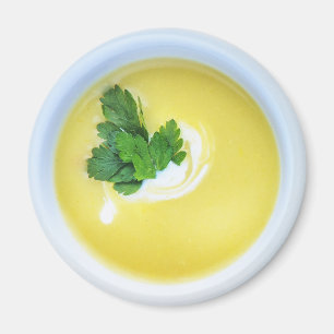 Kartoffel und Leek Soup Magnet