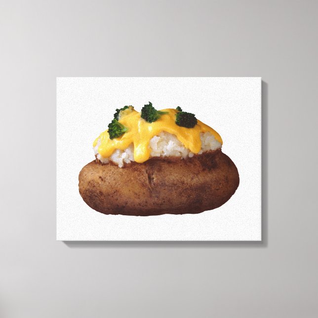 Kartoffelbrei Leinwanddruck (Vorderseite)