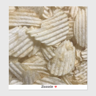 Kartoffelchips Aufkleber