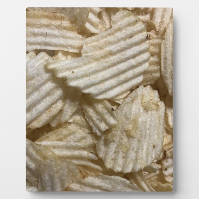 Kartoffelchips Fotoplatte (Vorderseite)