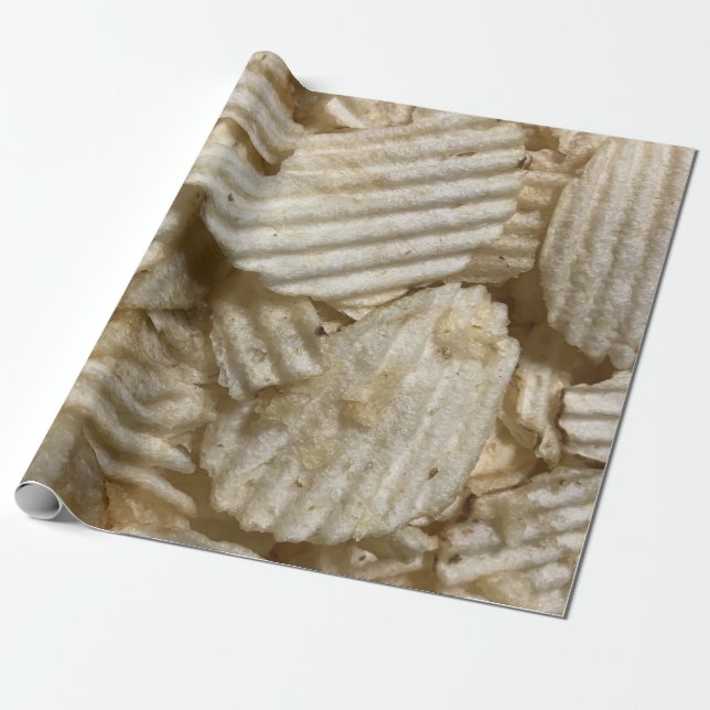 Kartoffelchips Geschenkpapier (Ungerollt)