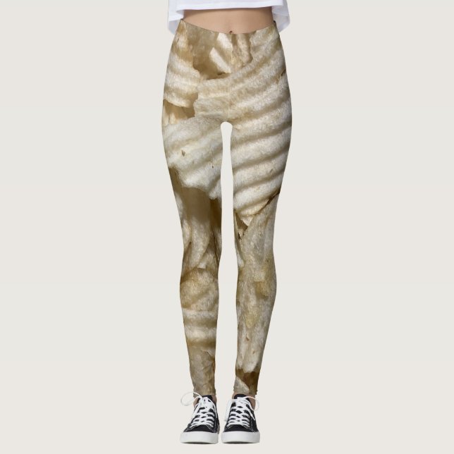 Kartoffelchips Leggings (Vorderseite)