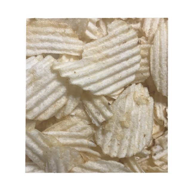 Kartoffelchips Notizblock (Vorderseite)