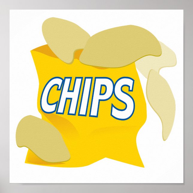 Kartoffelchips Poster (Vorne)