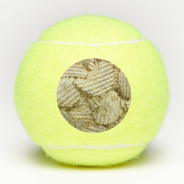 Kartoffelchips Tennisbälle (Vorderseite)