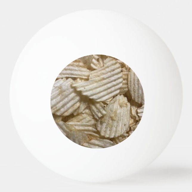 Kartoffelchips Tischtennisball (Vorderseite)