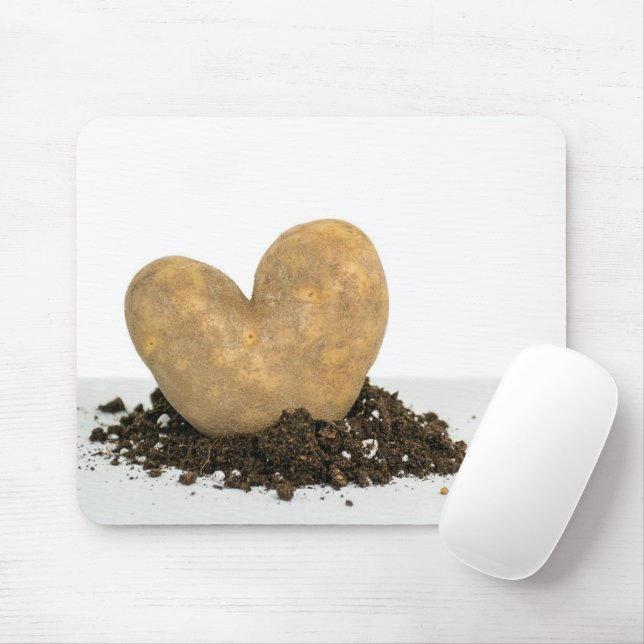 Kartoffelherz in Dirt Mousepad (Mit Mouse)